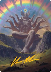 Transcendent Archaic Art Card (Gold-Stamped Signature) -  (ASSOS-001) - Art Series: Secrets of Strixhaven