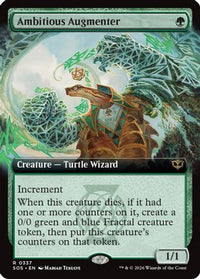 Ambitious Augmenter (Extended Art) -  Foil (SOS-337) - Secrets of Strixhaven