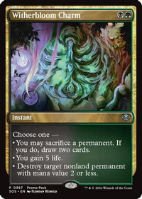 Witherbloom Charm -  (PPSOS-367) - Promo Pack: Secrets of Strixhaven