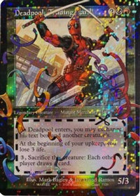 Deadpool, Trading Card (7129) (Pool Party Foil) -  Foil (SLD-7129) - Secret Lair Drop Series