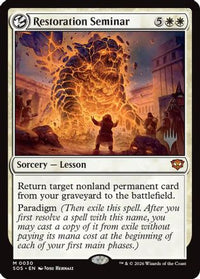 Restoration Seminar -  Foil (PPSOS-030) - Promo Pack: Secrets of Strixhaven