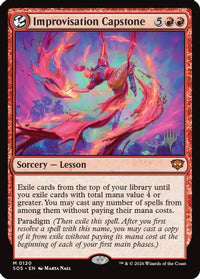 Improvisation Capstone -  (PPSOS-120) - Promo Pack: Secrets of Strixhaven