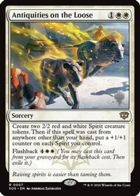 Antiquities on the Loose -  Foil (PPSOS-007) - Promo Pack: Secrets of Strixhaven