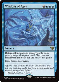 Wisdom of Ages -  Foil (PPSOS-071) - Promo Pack: Secrets of Strixhaven