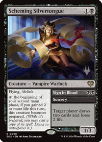 Scheming Silvertongue -  (PPSOS-099) - Promo Pack: Secrets of Strixhaven