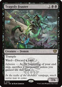 Tragedy Feaster -  Foil (PPSOS-102) - Promo Pack: Secrets of Strixhaven