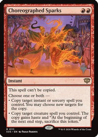 Choreographed Sparks -  Foil (PPSOS-111) - Promo Pack: Secrets of Strixhaven