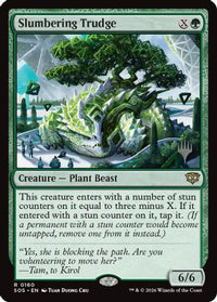 Slumbering Trudge -  Foil (PPSOS-160) - Promo Pack: Secrets of Strixhaven