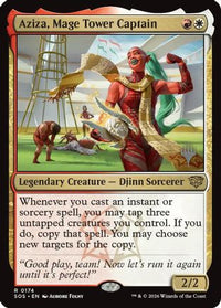 Aziza, Mage Tower Captain -  (PPSOS-174) - Promo Pack: Secrets of Strixhaven