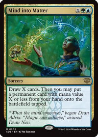 Mind into Matter -  Foil (PPSOS-202) - Promo Pack: Secrets of Strixhaven