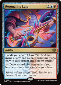 Resonating Lute -  Foil (PPSOS-221) - Promo Pack: Secrets of Strixhaven