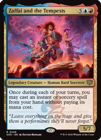 Zaffai and the Tempests -  Foil (PPSOS-246) - Promo Pack: Secrets of Strixhaven