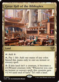 Great Hall of the Biblioplex -  (PPSOS-257) - Promo Pack: Secrets of Strixhaven