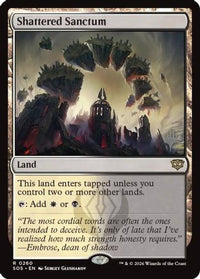 Shattered Sanctum -  Foil (PPSOS-260) - Promo Pack: Secrets of Strixhaven