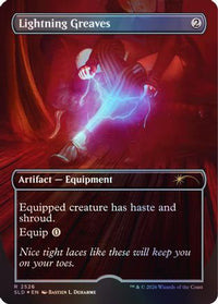 Lightning Greaves (2526) -  Foil (SLD-2526) - Secret Lair Drop Series