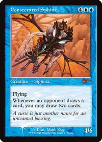 Consecrated Sphinx (Retro Frame) -  Foil (MFP-001) - MagicFest Cards