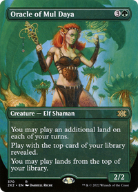 Oracle of Mul Daya (Borderless Alternate Art) [Double Masters 2022]