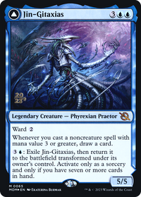Jin-Gitaxias // The Great Synthesis [March of the Machine Prerelease Promos]