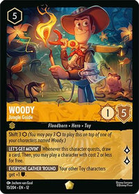 Woody - Jungle Guide (15/204) Cold Foil - Wilds Unknown