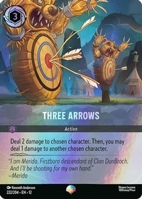 Three Arrows (Epic) (222/204) Holofoil - Wilds Unknown