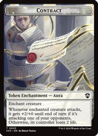 Contract // Copy Double-Sided Token -  (SOC-3 // 1) - Commander: Secrets of Strixhaven