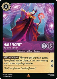 Maleficent - Imperious Traveler (55/204) Cold Foil - Wilds Unknown