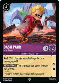 Dash Parr - Lava Runner (61/204) Cold Foil - Wilds Unknown