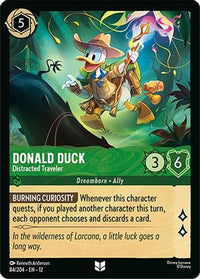 Donald Duck - Distracted Traveler (84/204) Cold Foil - Wilds Unknown