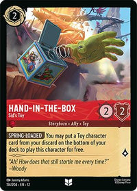 Hand-in-the-Box - Sid's Toy (114/204) Cold Foil - Wilds Unknown