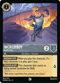 Incrediboy - Buddy Pine (177/204)  - Wilds Unknown