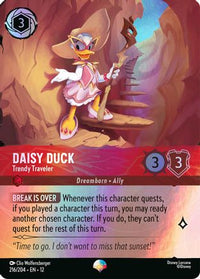 Daisy Duck - Trendy Traveler (Epic) (216/204) Holofoil - Wilds Unknown