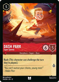Dash Parr - Super Speedy (118/204) Cold Foil - Wilds Unknown
