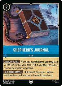 Shepherd's Journal (169/204) Cold Foil - Wilds Unknown