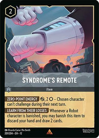 Syndrome's Remote (201/204) Cold Foil - Wilds Unknown