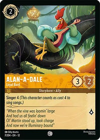 Alan-a-Dale - Loyal Bard (7/204)  - Wilds Unknown