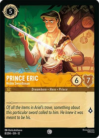 Prince Eric - Noble Swordsman (8/204) Cold Foil - Wilds Unknown