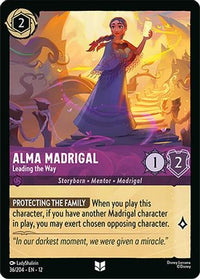 Alma Madrigal - Leading the Way (36/204) Cold Foil - Wilds Unknown