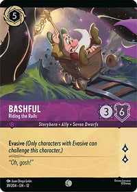 Bashful - Riding the Rails (Foil) (39/204) Cold Foil - Wilds Unknown
