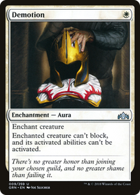 Demotion [Guilds of Ravnica]