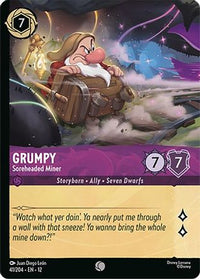 Grumpy - Soreheaded Miner (Foil) (41/204) Cold Foil - Wilds Unknown