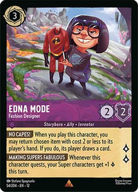 Edna Mode - Fashion Designer (54/204) Cold Foil - Wilds Unknown