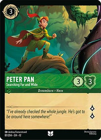 Peter Pan - Searching Far and Wide (Foil) (81/204) Cold Foil - Wilds Unknown
