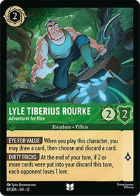 Lyle Tiberius Rourke - Adventurer for Hire (87/204) Cold Foil - Wilds Unknown