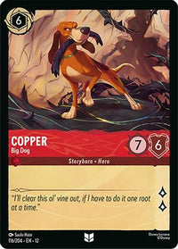 Copper - Big Dog (116/204) Cold Foil - Wilds Unknown