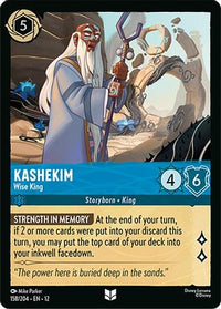 Kashekim - Wise King (158/204) Cold Foil - Wilds Unknown