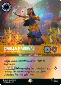 Isabela Madrigal - Such a Lovely Voice (Epic) (207/204) Holofoil - Wilds Unknown