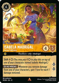 Isabela Madrigal - Caring Cultivator (19/204) Cold Foil - Wilds Unknown