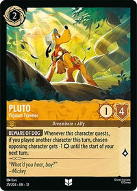 Pluto - Vigilant Traveler (25/204)  - Wilds Unknown