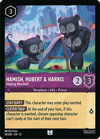 Hamish, Hubert & Harris - Making Mischief (50/204) Cold Foil - Wilds Unknown