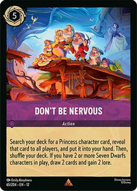 Don't Be Nervous (65/204) Cold Foil - Wilds Unknown